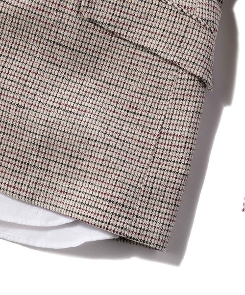 MEN'S BIGI（メンズビギ）の「モールドビーチェック テーラードジャケット（テーラードジャケット・メンズ・ベージュ/ネイビー・SS/S/M/L/LL）」の18枚目の写真