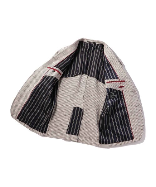 MEN'S BIGI（メンズビギ）の「モールドビーチェック テーラードジャケット（テーラードジャケット・メンズ・ベージュ/ネイビー・SS/S/M/L/LL）」の19枚目の写真