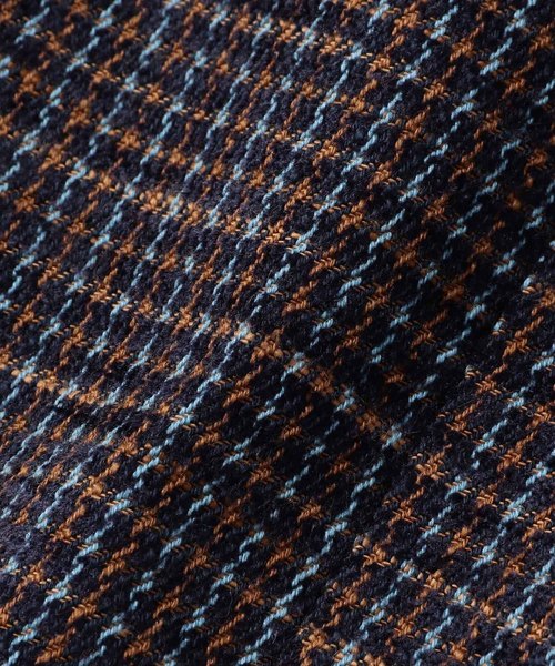 MEN'S BIGI（メンズビギ）の「モールドビーチェック テーラードジャケット（テーラードジャケット・メンズ・ベージュ/ネイビー・SS/S/M/L/LL）」の3枚目の写真