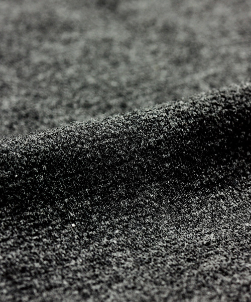 BELLUNA(ベルーナ)の「杢調素材ノーカラージャケット(ノーカラージャケット・レディース・チャコールグレー/ライトグレー/ブラック/ネイビー・MEDIUM/LARGE/X-LARGE)」の5枚目の写真