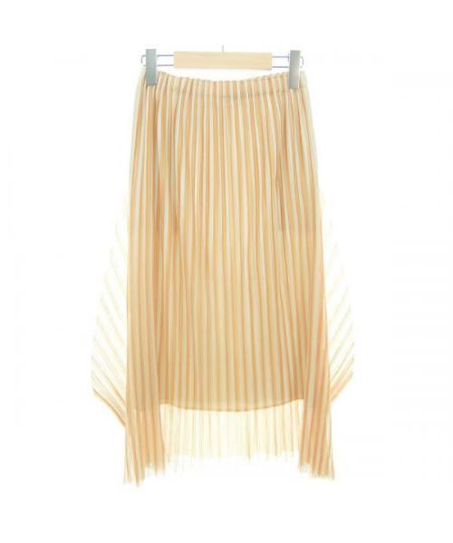 プリーツプリーズ フレアースカート 裾ギザギザ PLEATS PLEASE プリーツプリーズ フレアースカート 裾ギザギザ PLEATS PLEASE