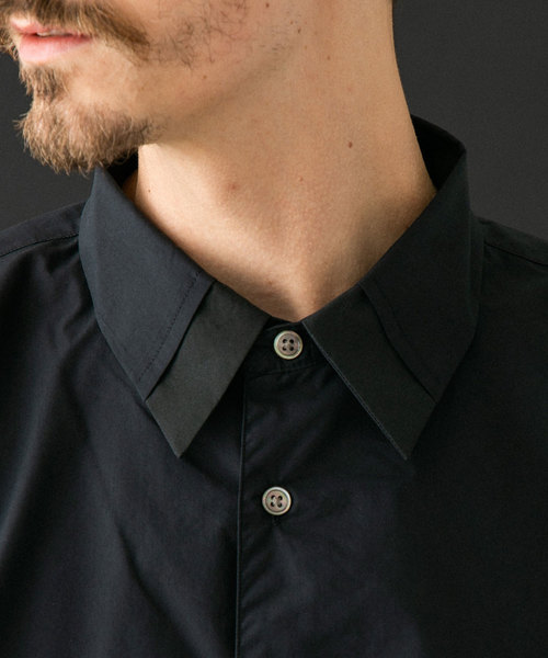 UNITED TOKYO(ユナイテッドトウキョウ)の「タイプライターレイヤードシャツ(シャツ/ブラウス・メンズ・ブラック/オフホワイト・1/2/3)」の7枚目の写真