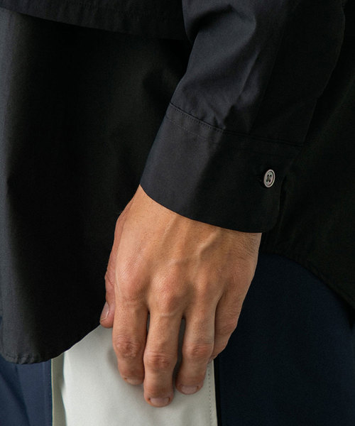 UNITED TOKYO(ユナイテッドトウキョウ)の「タイプライターレイヤードシャツ(シャツ/ブラウス・メンズ・ブラック/オフホワイト・1/2/3)」の15枚目の写真