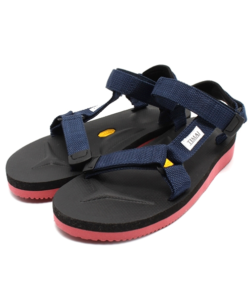 suicoke(スイコック)の「コラボサンダル ティマイ×スイコック ビブラムソール搭載 TIMAI X SUICOKE DEPAーVT SC00025(スニーカー・メンズ・ダークグレー/ピンク/カーキ/ネイビー・27cm/28cm/26cm)」の4枚目の写真