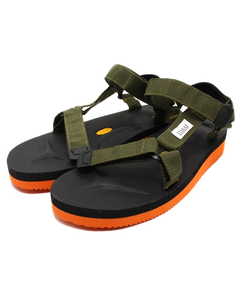 suicoke(スイコック)の「コラボサンダル ティマイ×スイコック ビブラムソール搭載 TIMAI X SUICOKE DEPAーVT SC00025(スニーカー・メンズ・ダークグレー/ピンク/カーキ/ネイビー・27cm/28cm/26cm)」の3枚目の写真