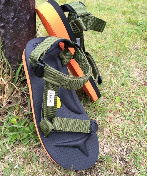 suicoke(スイコック)の「コラボサンダル ティマイ×スイコック ビブラムソール搭載 TIMAI X SUICOKE DEPAーVT SC00025(スニーカー・メンズ・ダークグレー/ピンク/カーキ/ネイビー・27cm/28cm/26cm)」の6枚目の写真