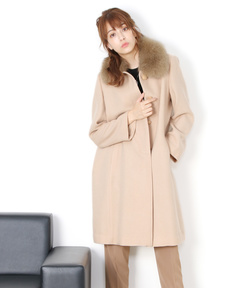 STUDIOUS ELIN別注　レディーノーカラー　トレンチコート　38 ELIN(エリン)】別注LADY NO COLLAR TRENCH COAT（ノーカラー