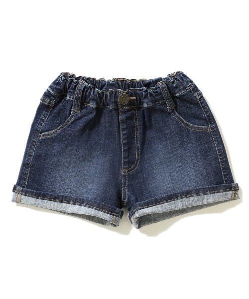 デニム ショートパンツ 紐 ココマーク デニム ショートパンツ 紐 ココマーク