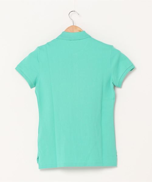 POLO RALPH LAUREN(ポロ ラルフ ローレン)の「スリム フィット ストレッチ ポロシャツ(ポロシャツ・レディース・グリーン・SMALL/MEDIUM/LARGE/X-SMALL/X-LARGE)」の4枚目の写真