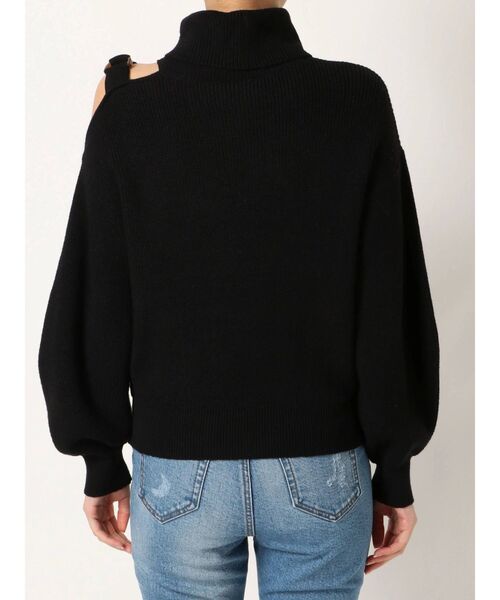 RESEXXY（リゼクシー）の「ショルダーカットニットトップス（ニット/セーター・レディース・ブラック/モカ/ワイン・FREE）」の13枚目の写真