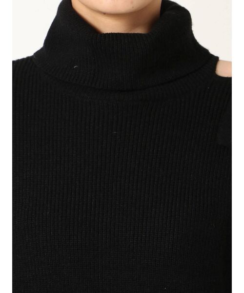 RESEXXY（リゼクシー）の「ショルダーカットニットトップス（ニット/セーター・レディース・ブラック/モカ/ワイン・FREE）」の14枚目の写真