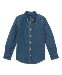 コットン デニム シャツ