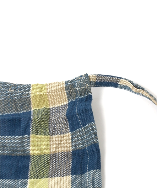 GEORGE'S（ジョージズ）の「Dil se handloom サロンエプロン（キッチンツール・グリーン/ネイビー・FREE）」の6枚目の写真