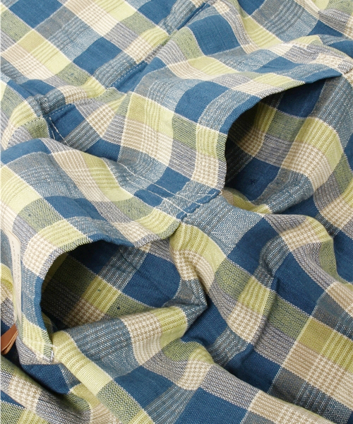 GEORGE'S（ジョージズ）の「Dil se handloom サロンエプロン（キッチンツール・グリーン/ネイビー・FREE）」の7枚目の写真