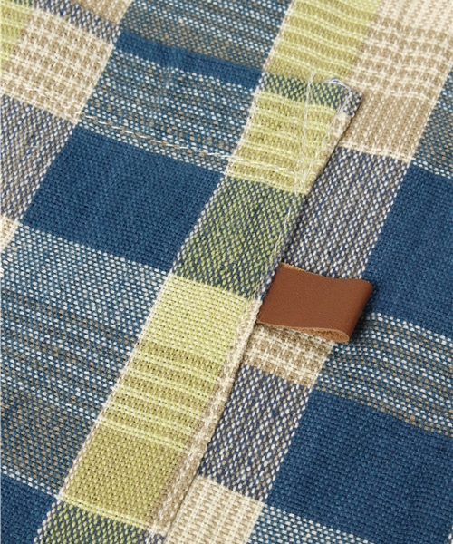 GEORGE'S（ジョージズ）の「Dil se handloom サロンエプロン（キッチンツール・グリーン/ネイビー・FREE）」の8枚目の写真