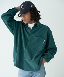 417 EDIFICE | ◆【BIG SHIRTS / ビックシャツ】 ベロアビッグシルエット シャツジャケット(シャツ/ブラウス)