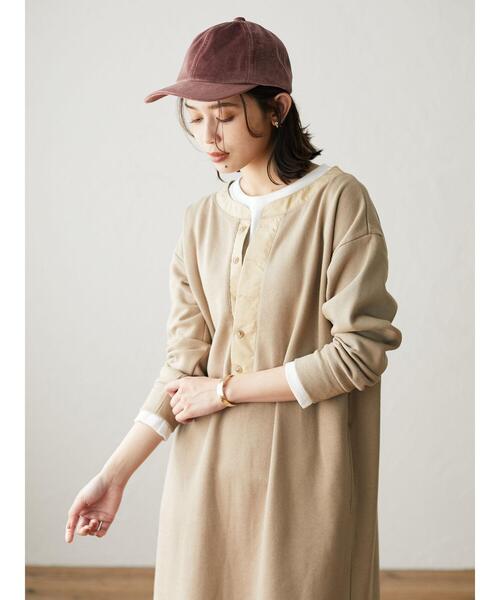 Green　Parks（グリーンパークス）の「・フェイクスエードキャップ＊（キャップ・レディース・チャコールグレー/ライトグレー/ブラウン/ピンク・FREE）」の14枚目の写真