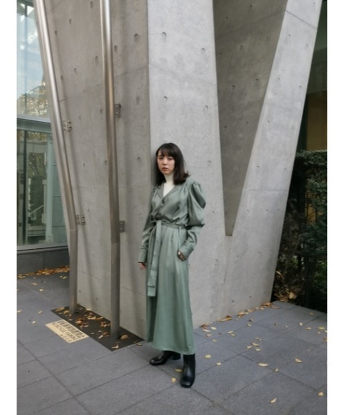 M_（エムアンダーバー）の「【M_】OPEN COLLAR ドレス（ワンピース 