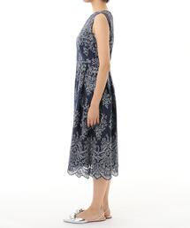 a*n様 GRACE CONTINENTAL ラメフラワー刺繍ドレス