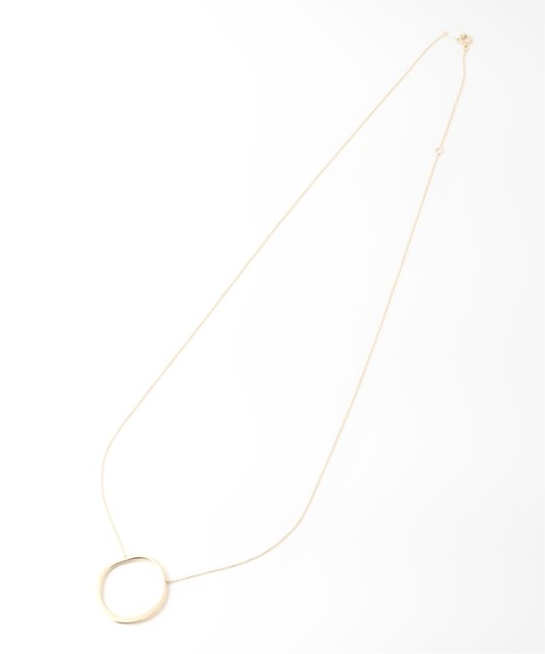 Lilas ニュアンスカーブネックレス K10 美品 今週終了 ニュアンスカーブネックレス K10（ネックレス）｜Lilas（リラ）の