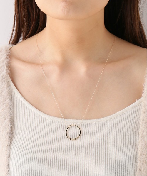 Lilas ニュアンスカーブネックレス K10 美品 今週終了 ニュアンスカーブネックレス K10（ネックレス）｜Lilas（リラ