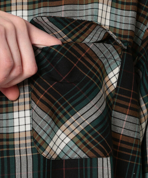 PENDLETON（ペンドルトン）の「PENDLETON/ペンドルトン　OPEN COLLAR  L/S SHIRT（シャツ/ブラウス・メンズ・アイボリー/グリーン・MEDIUM/LARGE）」の7枚目の写真