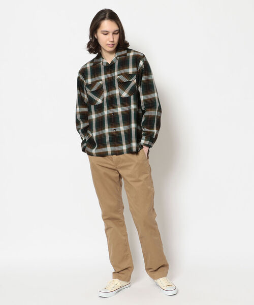 PENDLETON（ペンドルトン）の「PENDLETON/ペンドルトン　OPEN COLLAR  L/S SHIRT（シャツ/ブラウス・メンズ・アイボリー/グリーン・MEDIUM/LARGE）」の10枚目の写真