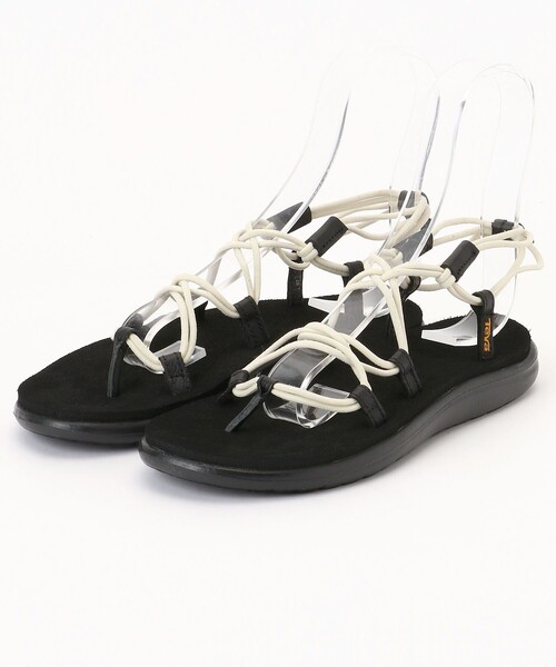 FREAK'S STORE（フリークスストア）の「【WEB限定】Teva/テバ　VOYA INFINITY/ボヤ インフィニティー（スポーツサンダル/スポサン/フラットトングサンダル)（サンダル・レディース・ホワイト/ブラック/ラベンダー・6/8/5/7）」の2枚目の写真
