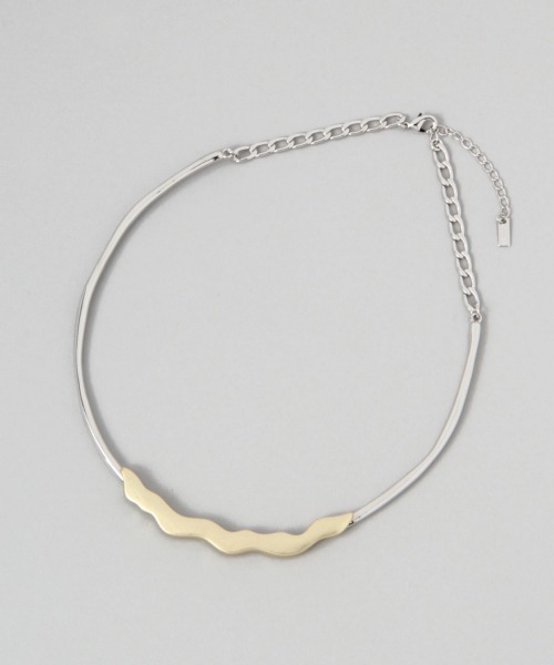 JEANASIS（ジーナシス）の「オーバラップチョーカーネックレス/937033（ネックレス・レディース・シルバー/ゴールド・FREE）」の11枚目の写真