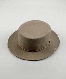 HUNTISM（ハンティズム）の「HUNTISM ハンティズム / Classical Boater Hat クラシカルボーターハット / htm213005（ハット）」