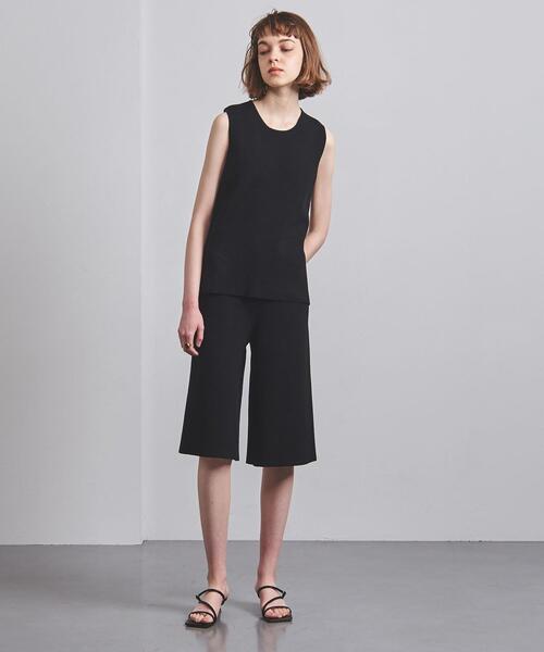 Gunn Johansson（グンヨハンソン）の「＜Gunn Johansson（グン ヨハンソン）＞ミラノリブ ノースリーブ プルオーバー◆（ニット/セーター・レディース・ネイビー/オフホワイト・38）」の3枚目の写真