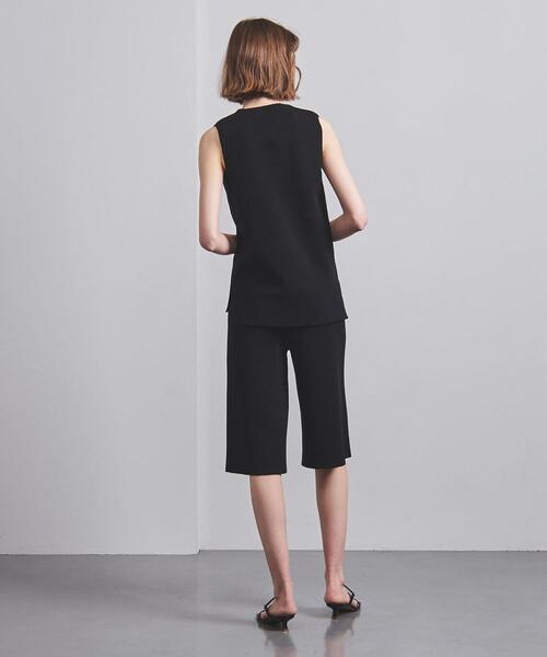 Gunn Johansson（グンヨハンソン）の「＜Gunn Johansson（グン ヨハンソン）＞ミラノリブ ノースリーブ プルオーバー◆（ニット/セーター・レディース・ネイビー/オフホワイト・38）」の5枚目の写真