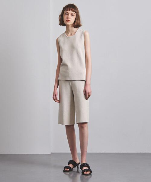 Gunn Johansson（グンヨハンソン）の「＜Gunn Johansson（グン ヨハンソン）＞ミラノリブ ノースリーブ プルオーバー◆（ニット/セーター・レディース・ネイビー/オフホワイト・38）」の7枚目の写真