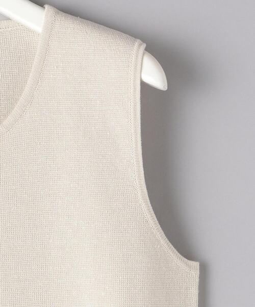 Gunn Johansson（グンヨハンソン）の「＜Gunn Johansson（グン ヨハンソン）＞ミラノリブ ノースリーブ プルオーバー◆（ニット/セーター・レディース・ネイビー/オフホワイト・38）」の12枚目の写真