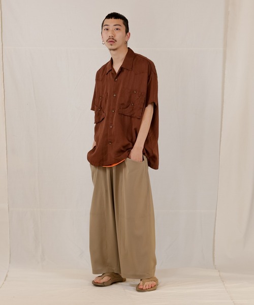 Iroquois(イロコイ)の「NOIE DESIGN SEAM WIDE PT(その他パンツ・メンズ・ブラック/ベージュ・1/3/2)」の4枚目の写真