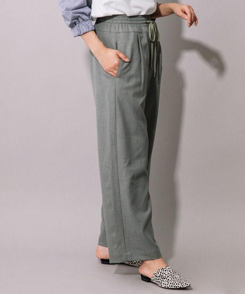 Munich(ミューニック)の「シック&シンツイル リラックスパンツ(セットアップ可)(その他パンツ・レディース・カーキ/グレイッシュベージュ/ブラック/ラベンダー/ベージュ・M/XS/S)」の20枚目の写真