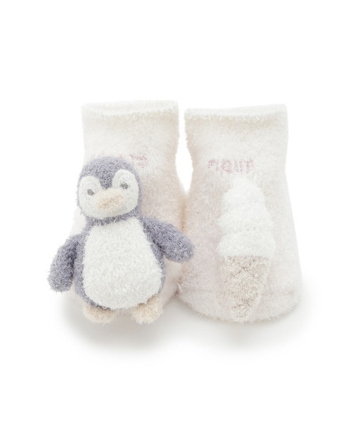 gelato pique(ジェラートピケ)の「【BABY】'スムーズィー' baby ペンギンソックス(ベビーシューズ/ベビーソックス・キッズ・ピンク/ブルー・7)」の2枚目の写真