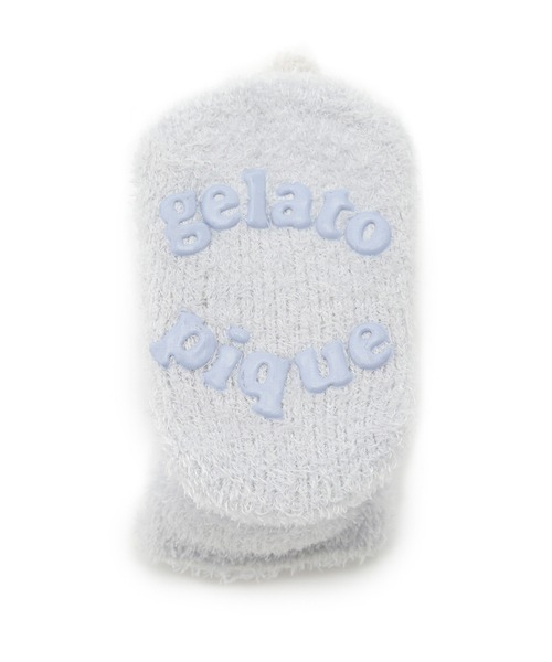 gelato pique(ジェラートピケ)の「【BABY】'スムーズィー' baby ペンギンソックス(ベビーシューズ/ベビーソックス・キッズ・ピンク/ブルー・7)」の7枚目の写真