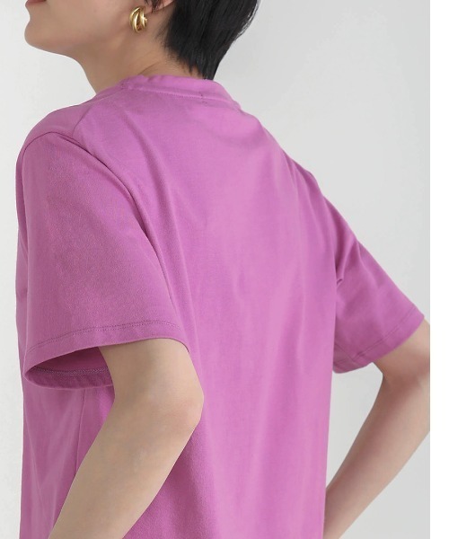 Bou Jeloud(ブージュルード)の「コットンロゴTシャツ(Tシャツ/カットソー・レディース・ブラック/オフホワイト/ピンク/ブルー・FREE)」の20枚目の写真
