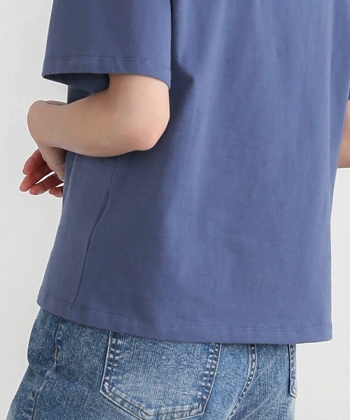 Bou Jeloud(ブージュルード)の「コットンロゴTシャツ(Tシャツ/カットソー・レディース・ブラック/オフホワイト/ピンク/ブルー・FREE)」の11枚目の写真