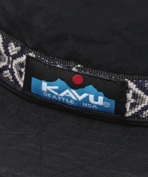 KAVU（カブー）の「【KAVU(カブー)】別注ストラップハット（ハット・メンズ・ブラック/ベージュ・FREE）」の10枚目の写真