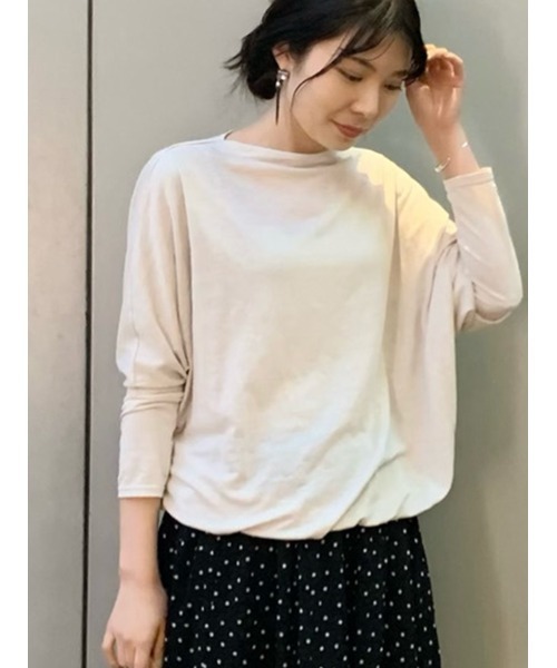 BEARDSLEY（ビアズリー）の「リネンドルマンカットソー（Tシャツ/カットソー・レディース・アイボリー/ネイビー・FREE）」の20枚目の写真