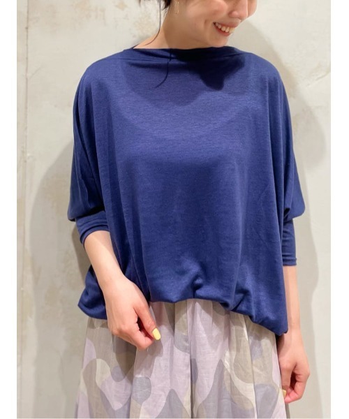 BEARDSLEY（ビアズリー）の「リネンドルマンカットソー（Tシャツ/カットソー・レディース・アイボリー/ネイビー・FREE）」の22枚目の写真