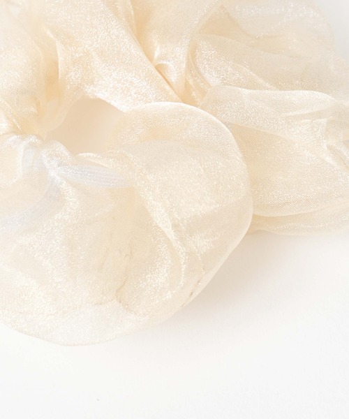 WEGO(ウィゴー)の「WEGO/キラキラ透けシュシュ(シュシュ・レディース・ブラック/グレー/オフホワイト/カーキ/ピンク・FREE)」の7枚目の写真