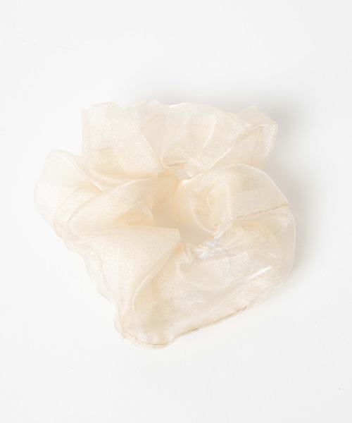 WEGO(ウィゴー)の「WEGO/キラキラ透けシュシュ(シュシュ・レディース・ブラック/グレー/オフホワイト/カーキ/ピンク・FREE)」の8枚目の写真