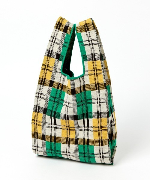 LOWRYS FARM（ローリーズファーム）の「マルシェＢＡＧ　948007（ハンドバッグ・レディース・パープル/ネイビー/イエロー/ホワイト×ブラック/グリーン・FREE）」の15枚目の写真