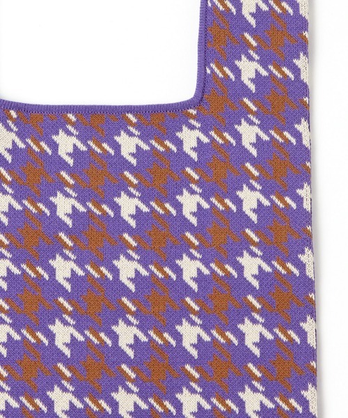 LOWRYS FARM（ローリーズファーム）の「マルシェＢＡＧ　948007（ハンドバッグ・レディース・パープル/ネイビー/イエロー/ホワイト×ブラック/グリーン・FREE）」の11枚目の写真