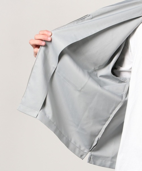 WEGO(ウィゴー)の「WEGO/オーバーサイズジップアップシャツ(シャツ/ブラウス・メンズ・グレー/ブラック・MEDIUM/LARGE)」の4枚目の写真