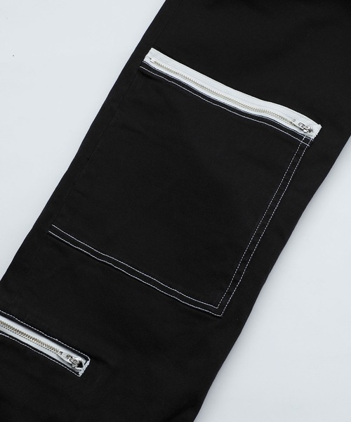 X-girl（エックスガール）の「#1 SKATER TWILL FLIGHT PANTS（その他パンツ・レディース・ブラック/マルチ・S/M/XS）」の4枚目の写真