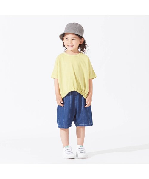 BREEZE(ブリーズ)の「WEB限定注 サルエルデニムパンツ(その他パンツ・キッズ・ブルー/ネイビー・90/100/140/120/80/110/130)」の5枚目の写真